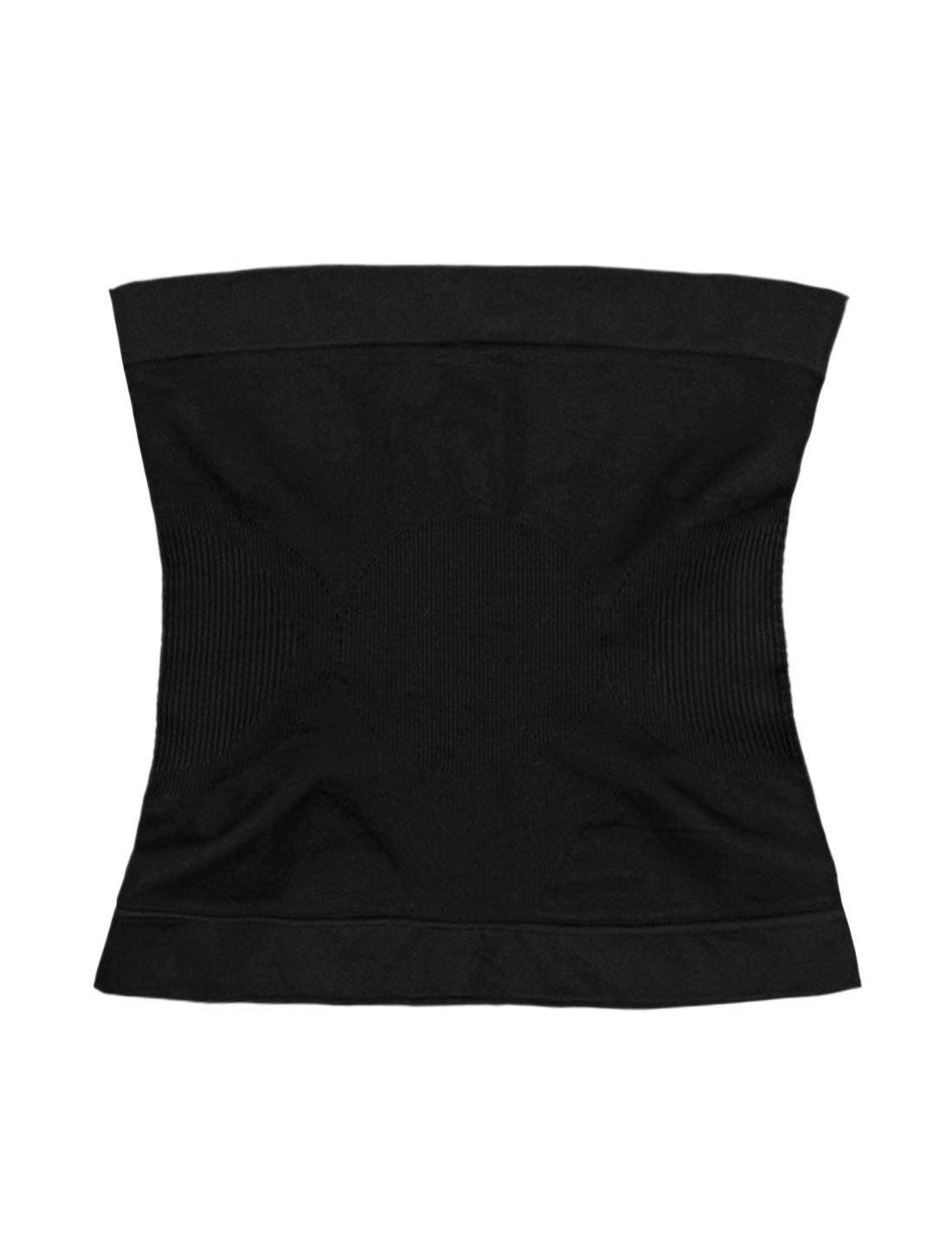Women Circle Design Stretchy Seamless Waist Cincher Black M Walmart