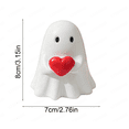 thumbnail image 3 of Halloween Ghost Resin Ornament, Cute Scary Halloween Decoration, Indoor Outdoor Halloween Decor, Perfect for Halloween Party Home Yard Multicolor, 3 of 5