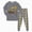 outfits001-Grey, variant on NOLDARES Baby Boy Clothes Fall Clothes 2PC Print Long Sleeve Pullover Tops Pant Sets Toddler Winter Outfits Size:5-6 Y,Light Gray