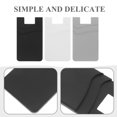 thumbnail image 6 of 3 Pcs Credit Card Wallet Sleeves Mobile Phone Sticker Holder for Case Telephone Silica Gel, 6 of 6