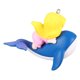 thumbnail image 4 of Decoración flotante para pecera, adorno de acuario de dibujos animados de plástico pequeño y bonito para agua dulce, mar, ballena, montar, niña, 4 of 5