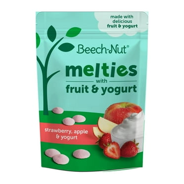 Beech-Nut Melties Strawberry Apple & Yogurt Melts Baby & Toddler Snack, 1 oz Bag
