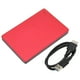 thumbnail image 2 of Disco duro externo, disco duro HDD externo rojo de 2,5 pulgadas Disco duro externo estadounidense Máxima comodidad, 2 of 9