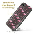 thumbnail image 3 of Case Yard iPhone-8-Plus Case Clear Soft & Flexible TPU Ultra Low Profile Slim Fit Thin Shockproof Transparent Bumper Protective Cover Drop Protective Cell Phone Cases (Flamingo Pattern), 3 of 8