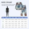 thumbnail image 4 of Naloa Dog Angel Ascension Men’s Pajamas Set - Long Sleeve Button Down Sleep Shirt and Pajama Bottoms Sleepwear Set-XX-Large, 4 of 7