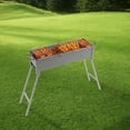 thumbnail image 2 of ToppiJoy Portable BBQ Grill Hold up 44LBS, Folding Camping Barbecue Gril with Portable Hands Smooth Edge, Charcoal Grills for Picnics, Camping Barbecues,T ravel Barbecues, 2 of 13