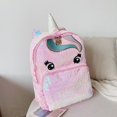 thumbnail image 2 of Bolso Linda mochila escolar de dibujos animados mujeres niños niñas lentejuelas hombro cremallera mochila escolar, 2 of 5