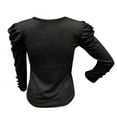 thumbnail image 4 of Chandail à Enfiler pour Femmes Hauts d'Hiver en Dentelle avec Boutons Chandail à Enfiler Hauts d'Hiver pour Femmes Hauts d'Hiver pour Femmes Hauts de Travail en Dentelle pour Femmes, 4 of 5