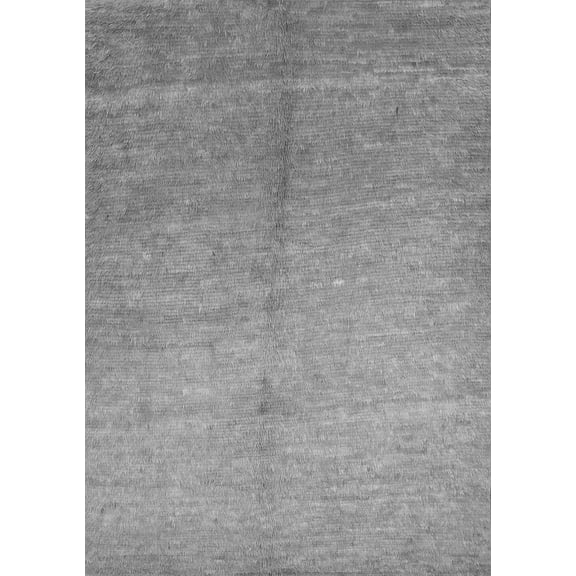 Ahgly Company Indoor Rectangle Abstract Gray Contemporary Area Rugs, 5' x 7'