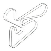 Genuine OE Mitsubishi Serpentine Belt - 1340A123 Fits select: 2011 MITSUBISHI OUTLANDER SPORT SE, 2011 MITSUBISHI LANCER ES/ES SPORT