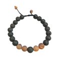 thumbnail image 4 of Bracelets Assortis Mode Réglable Noir Mat Roches Diffuseur Bracelet Perles de Prière Femmes Accessoires Cadeaux pour Hommes Café, 4 of 6