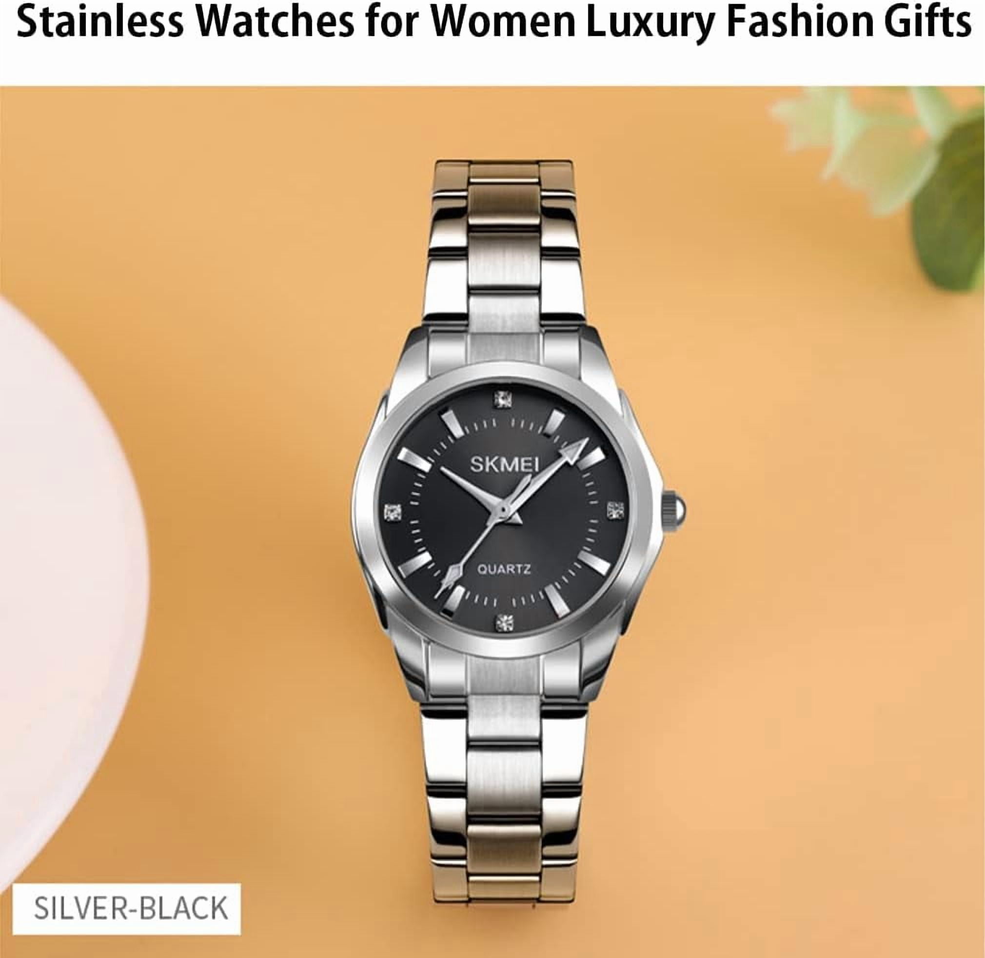 Watches for Women Ladies Female Fashion Waterproof Dress Business Stainless Luxury Classic Analog Quartz Simple Wife Gifts Wrist Watch
