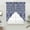Black, variant on Teal Green Swag Valances for Windows, Kitchen Curtains 36 Inch Length 2 Panels Set, Vintage Abstract Geometric Texture Short Curtains for Small Windows Rod Pocket Cafe Curtains Drapes 28"x36"