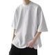 thumbnail image 1 of pstuiky camisetas de hombre, Camiseta de verano para hombre, de manga corta, con textura, de color liso y cuello redondo. camisas casuales para hombre xxxl（码标▪▪▪▪▪）, 1 of 2