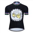 thumbnail image 5 of Camisetas de ciclismo para hombre Moxilyn, mono de ciclismo, ropa de ciclismo para bicicleta de montaña, transpirable, absorbente del sudor, de secado rápido, me encanta la cerveza, 5 of 5
