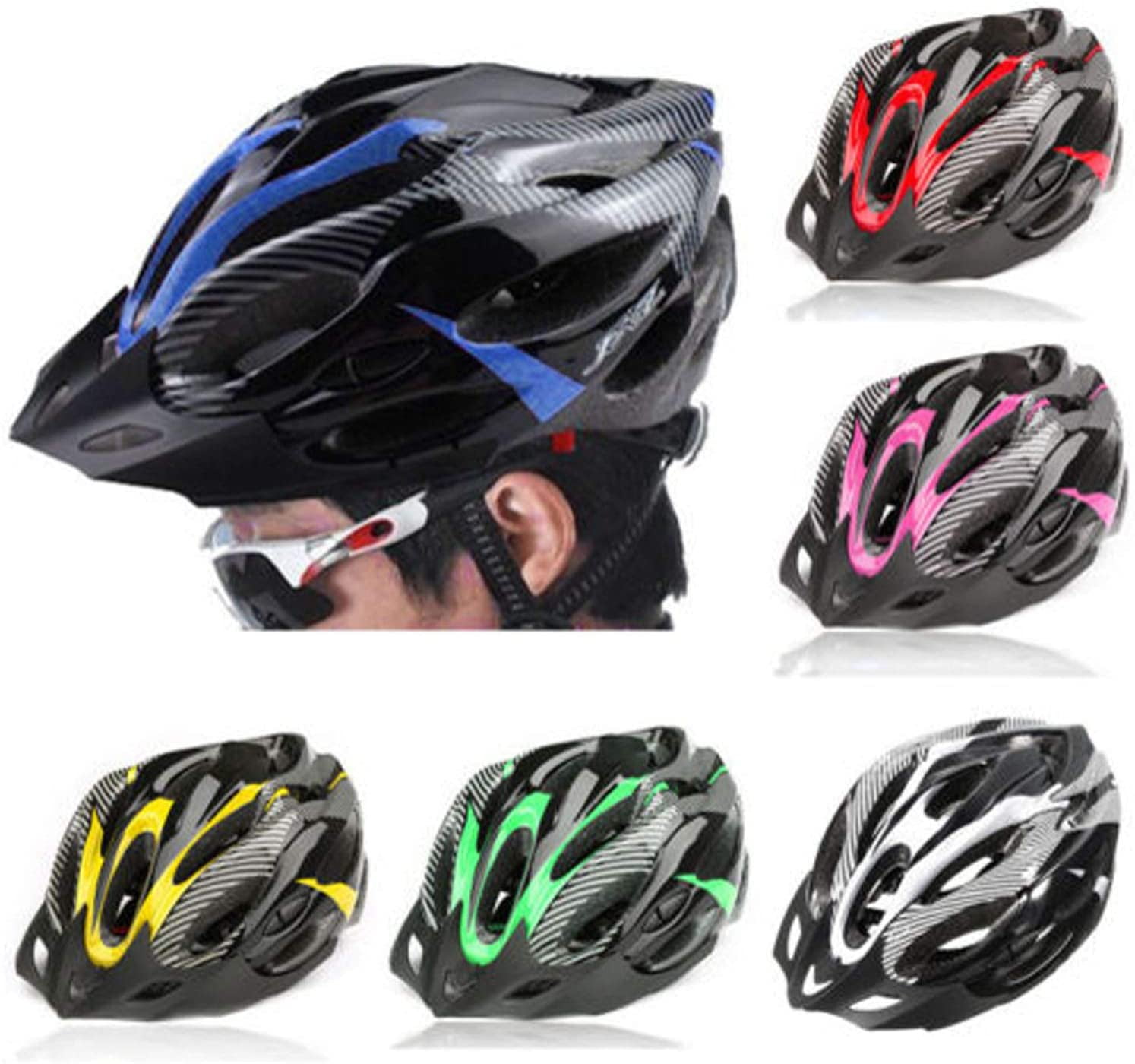 Details about   Unisex Bicycle Helmet Adult Mountain Bike Outdoor Safety Helmet Windproof CN 