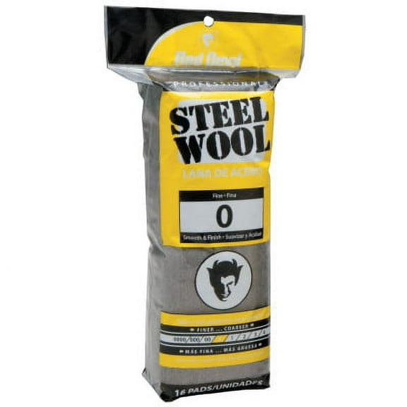 Red Devil 0313 Steel Wool #0 Fine, 16 Pack