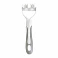 thumbnail image 2 of Pet Detangling Comb, Stainless Steel Dematting Dog Brush with Ergonomic Handle for Mats, Tangles, and Loose Fur, 2 of 9
