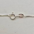 thumbnail image 4 of Italian 18" Sterling Silver Fine Box Chain 1mm, 4 of 8