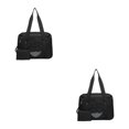 thumbnail image 1 of Minnieouse Bolso portátil de poliéster con amplia aplicación y bolso de hombro uniforme transpirable de gran capacidad negro 2Conjunto, 1 of 6