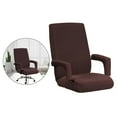 thumbnail image 6 of Durable Stretch Waterproof Office Chair Cover, High Back Computer Chair Slipcovers, for Universal Rotating Chair with Armrest L, 6 of 8