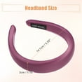 thumbnail image 5 of Fabric Wide Headbands Simplicity Design Classic Style 1.18inch Wine Red for Women Girl, 5 of 7