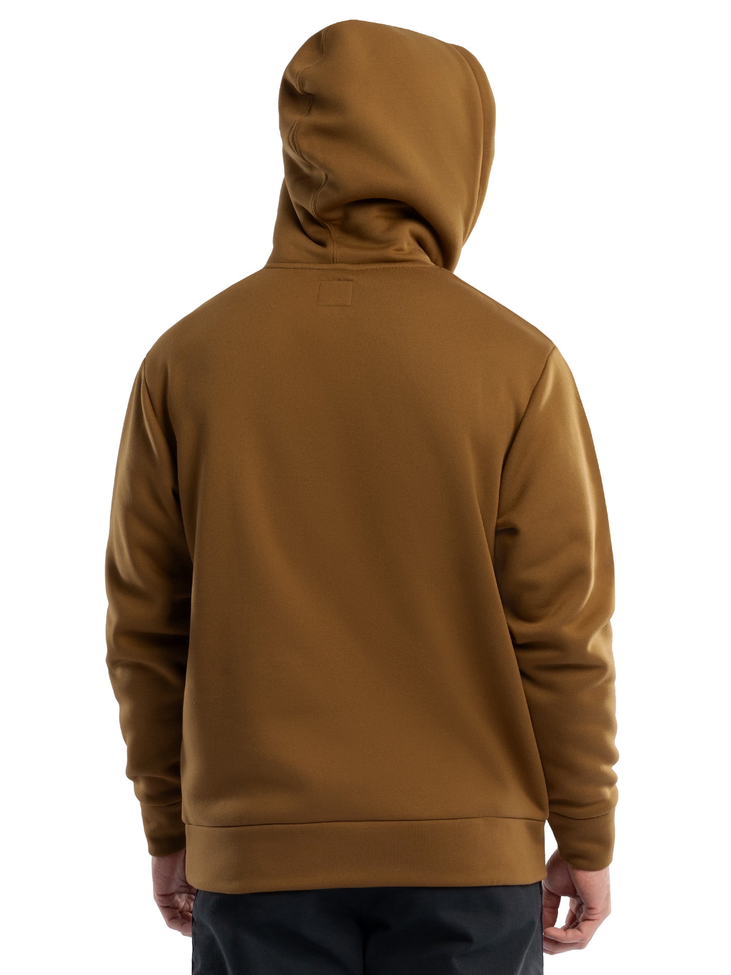 Wrangler Workwear Men's and Big Men's Relaxed Pullover Hoodie with Faux Shearling Lining, Sizes S-3XL