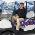 thumbnail image 3 of Aplkyhs Patriotic Star Golf Ezgo Golf Cart Seat Covers 2 Passenger Golf Cart Washable Seat Cover for EZGO TXT Lightweight Keeps Seat Warm and Comfortable Easy to Clean, 3 of 7