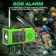 thumbnail image 2 of Radio de Emergencia Solar con Manivela, 4000 MAh, Multifunción, AM/FM/NOAA, con Conector para Auriculares para Camping., 2 of 5