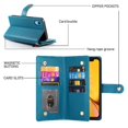 thumbnail image 5 of GANGXUN Étui en Cuir à Rabat pour iPhone Xr - Sangles Longues et Courtes, design Portefeuille, 5 of 5
