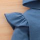 thumbnail image 3 of Gibobby Sudadera con capucha y pantalones para niños Tops de manga para bebés conjuntos de volantes, conjuntos para niñas pequeñas, pantalones de con orejas(Azul,12-18 Meses), 3 of 5
