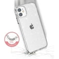 thumbnail image 4 of Compatible with iPhone 11 Clear Glitter Case, Hybrid Protective Phone Case Slim Transparent Anti-Scratch Shock Absorption Bumper Cover for iPhone 11 6.1 inch (2019), Glitter, 4 of 7