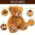 thumbnail image 6 of LotFancy Teddy Bear Stuffed Animal, 20" Bear Plush Toy Gifts for Kids Baby Toddlers, 6 of 10