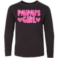 thumbnail image 3 of Inktastic Pawpaw's Girl Gift Long Sleeve Youth T-Shirt, 3 of 5