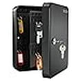 thumbnail image 3 of Uniclife 48 Key Cabinet Steel Security Key Organizer Lock Box Black Wall Mount, 3 of 4