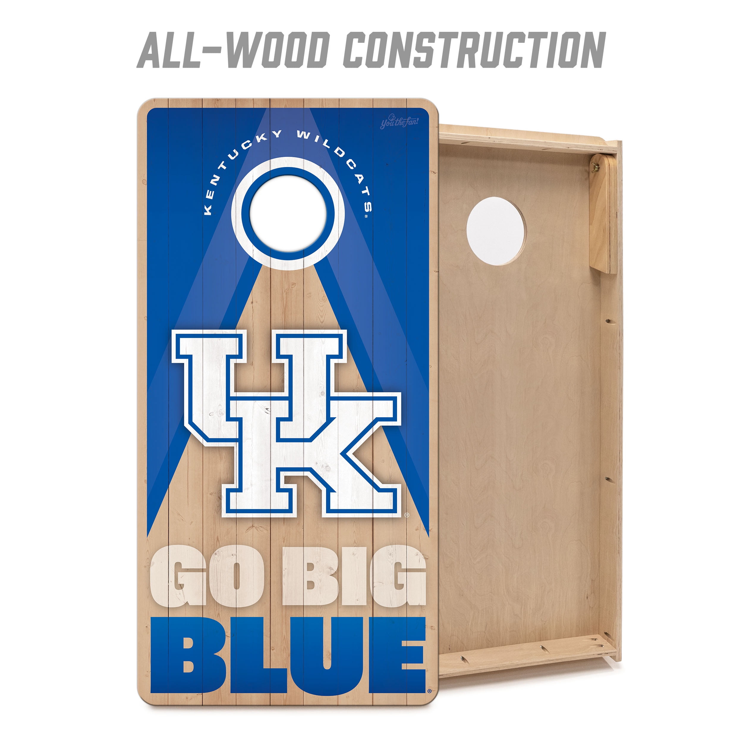 YouTheFan NCAA Kentucky Wildcats 2x4 Slogan Series Cornhole