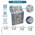 thumbnail image 6 of Blue Coastal Table Runner 90 Inches, Beach Ocean Nautical Seashells Starfish Coral Bed Runner Dresser Scarves Tabletop for Indoor Outdoor Parties/Ceremony/Banquet, 13" x 90", 6 of 9