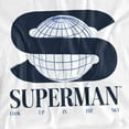 thumbnail image 2 of Superman 2025 S World Logo Unisex Adult Long-Sleeve T Shirt, 2 of 4