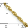 thumbnail image 5 of 10K Yellow Gold Jbsp's 1.8mm Diamond-Cut Lightweight Rope Chain (30 X 1.8) Made In Peru 8050-30, 5 of 5