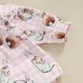 thumbnail image 6 of Bagilaanoe Newborn Baby Girl Boys Easter Clothes Romper Sweatshirt Long Sleeve Hooded Bodysuits 3M 6M 12M 18M Infant Casual Tee Tops, 6 of 8