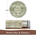 thumbnail image 2 of -Runner Rug X Rugs for Living Room- Machine Washable Rug-Soft Living Room Rug-Vintage Non Slip Carpet-Rugs for Bedrooms Dining Office, 2 of 7