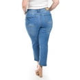 thumbnail image 3 of Jeans recto con strech /Tallas Extras, 3724 (Azul medio) azul 40, 3 of 6