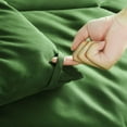 thumbnail image 4 of HIG 5 PCS Modern Comforter Set with Sheets All Season Bed in a Bag, Green, Twin XL Size, 4 of 10