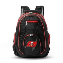 MOJO Black/Red Tampa Bay Buccaneers Premium Color Trim Backpack