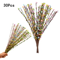 Easter Artificial Berry Garland,Tutuviw Spring Pip Berry Sprays Decorative,Pastel Berry Picks Stems,Floral Picks Stems for Centerpieces Craft Home Decor Wreath Making (30Pcs)