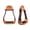 Bronze, variant on Horse Western Saddle Tack Turquoise Barrel Racing Aluminium Stirrups 5181TR
