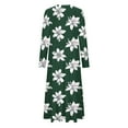thumbnail image 5 of Robe Décontractée Imprimée à Manches Longues et Col Rond pour Femmes, 5 of 5