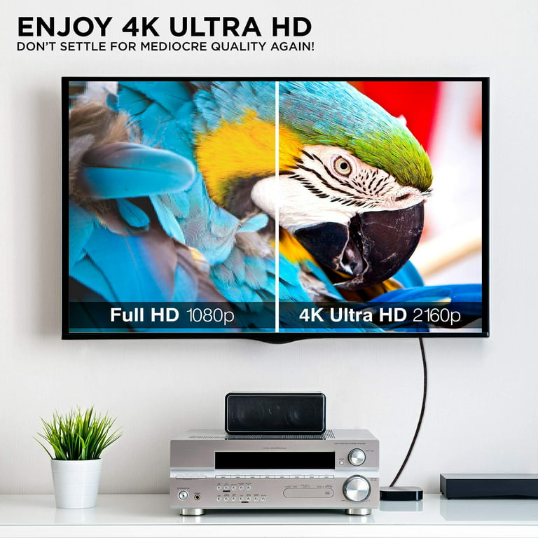 Câble HDMI 4K 3m - OurLove 2.0-Supporte 3D/Lecteur Blu-Ray/Xbox 360/ PS3/  PS4/ TV-Ultra HD/Ecran - Cdiscount TV Son Photo