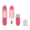 thumbnail image 4 of Capsule Mini Lip Gloss, Lip and Blush 2-in-1 Stick with Dual Heads for Layered Application, Hydrates Dry and Cracked Lip Care, 4 of 7