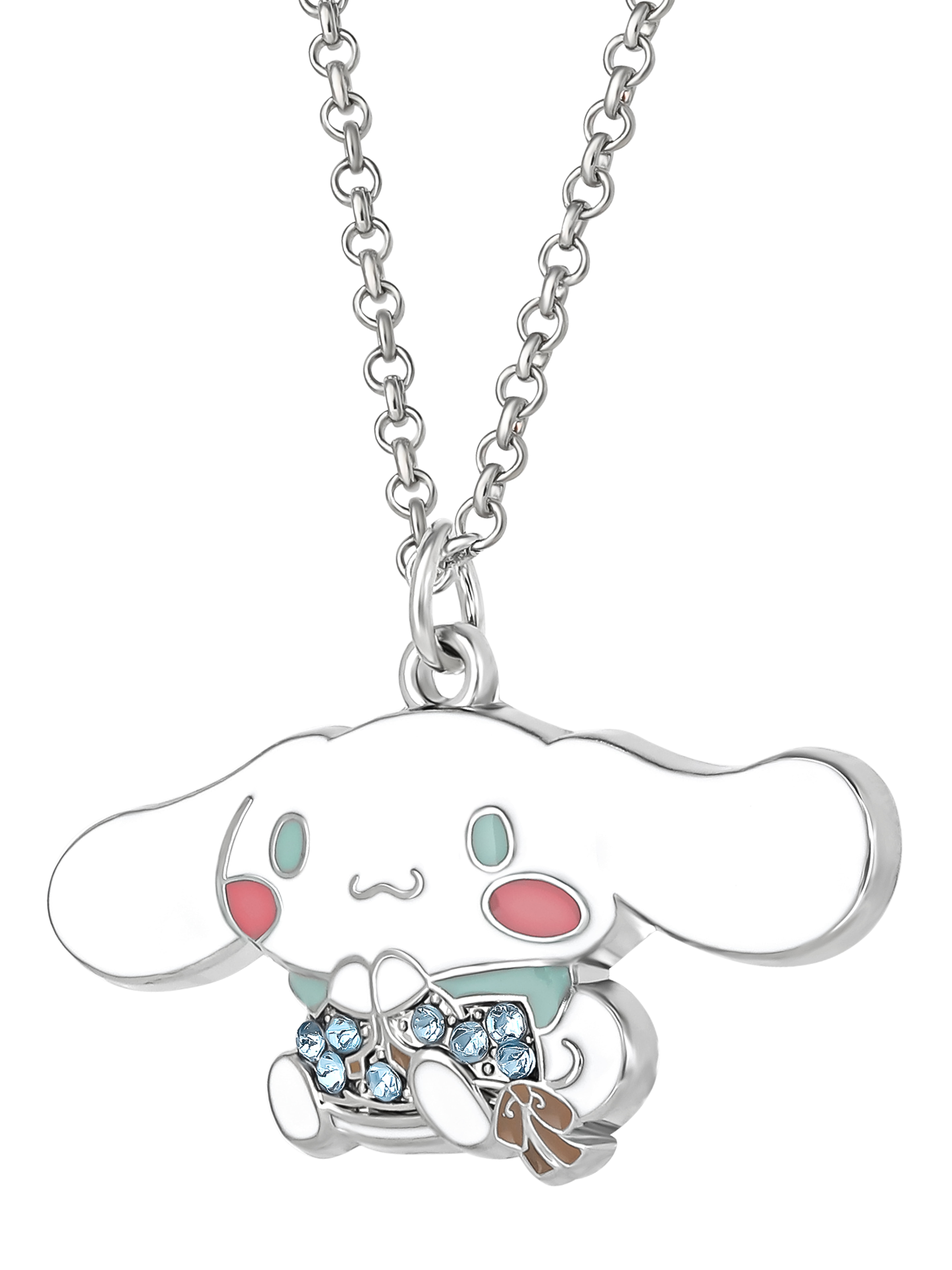 Sanrio Girls/Tween Cinnamoroll Pendant, 16" Chain + 3" Extender